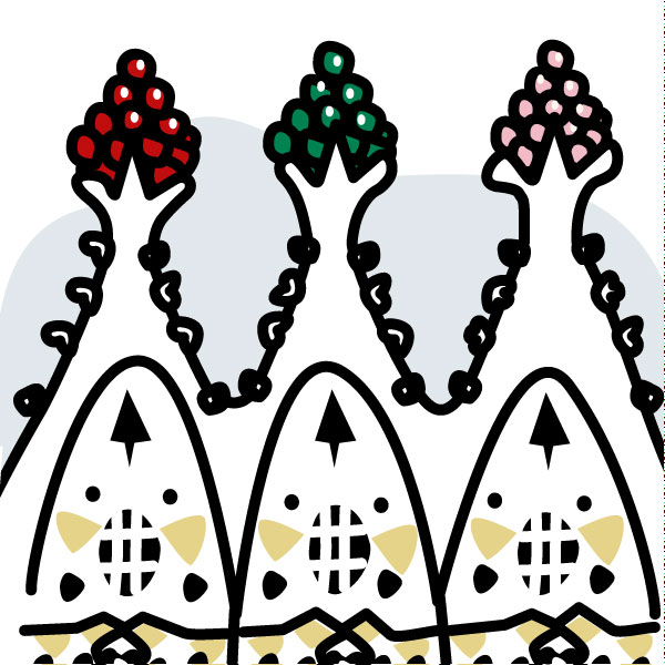 gaudí, dibujos de Montse Noguera